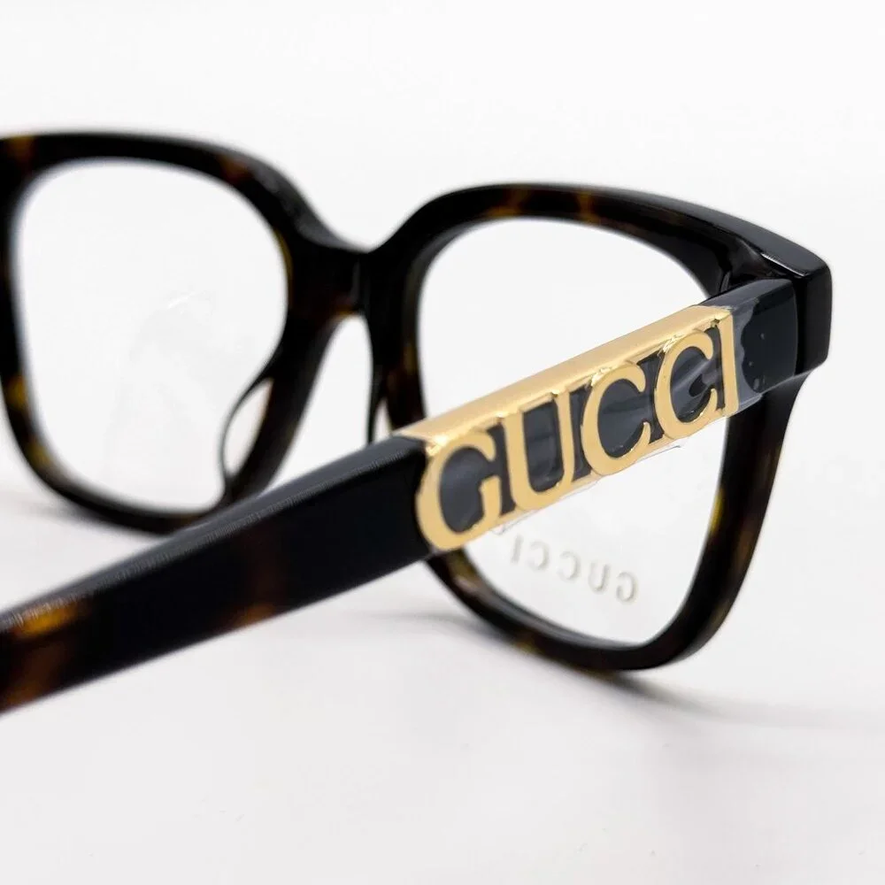 NEW GUCCI GG1192O 002 EYEGLASSES WOMEN HAVANA EYEWEAR